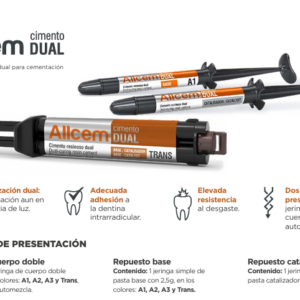 ALLCEM A1 JERINGA CUERPO DOBLE 5 G. [BASE+CATALIZADOR]