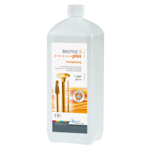 Desinfectante de fresas dentales Bechtol S Plus 1 litro marca Becht, ideal para esterilización sin aldehídos ni alcohol.