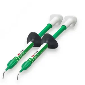 Pack de 2 jeringas de resina Filtek Bulk Fill Fluido 3M (4 g cada una) para restauraciones dentales de clase I y II