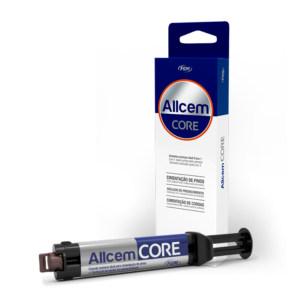 Allcem Core Jeringa Cuerpo Doble 6 g FGM cemento resinoso dual para reconstrucción de muñones