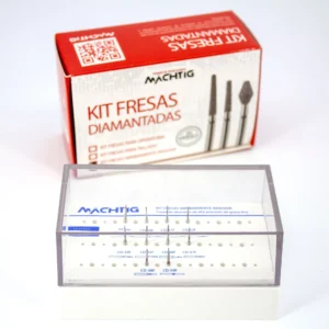 Kit de Fresas Diamantadas Mínima Invasiva Machtig para odontología restauradora